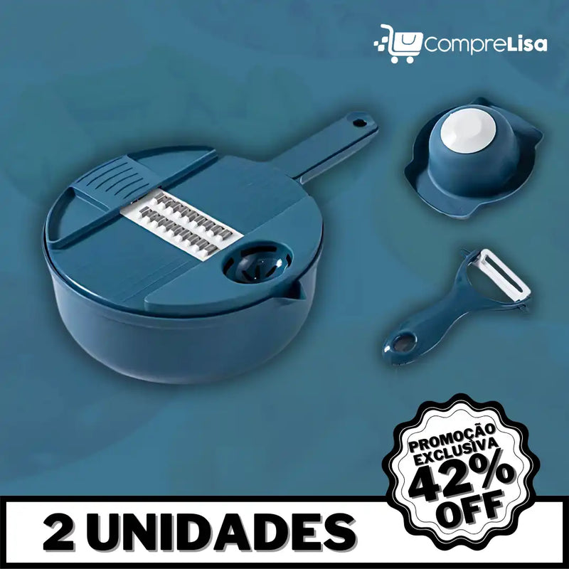 Cortador de Vegetais Multi-Funcional 12 em 1 - Lisa®️