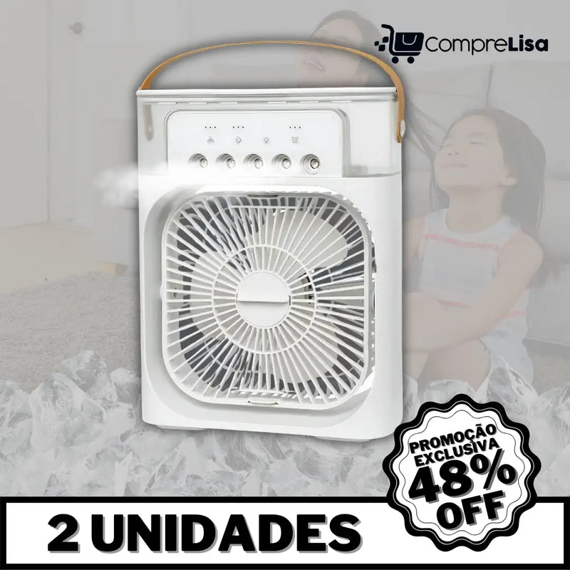 Mini Climatizador de Ar Refrescante 3 em 1 - Lisa®️