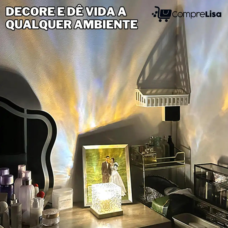 Cubo LED Noturno Aurora Glow - Lisa®️