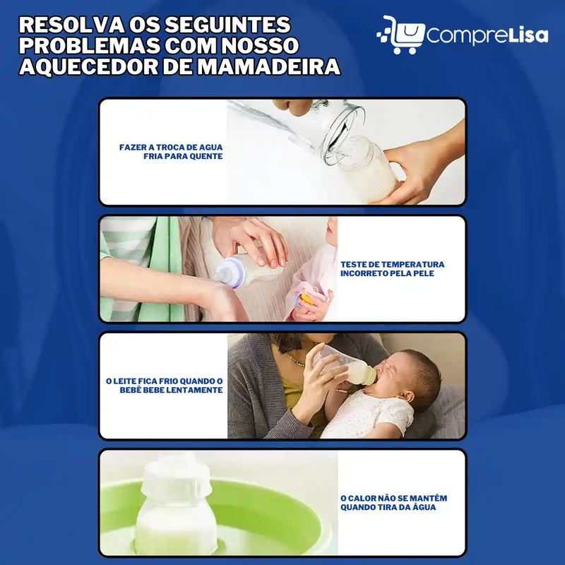 Aquecedor de Mamadeira MomCare - Lisa®️