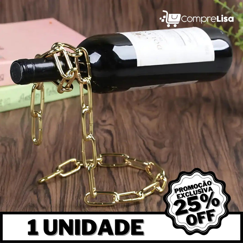 Suporte p/ Vinho ChainSlim - Lisa®️