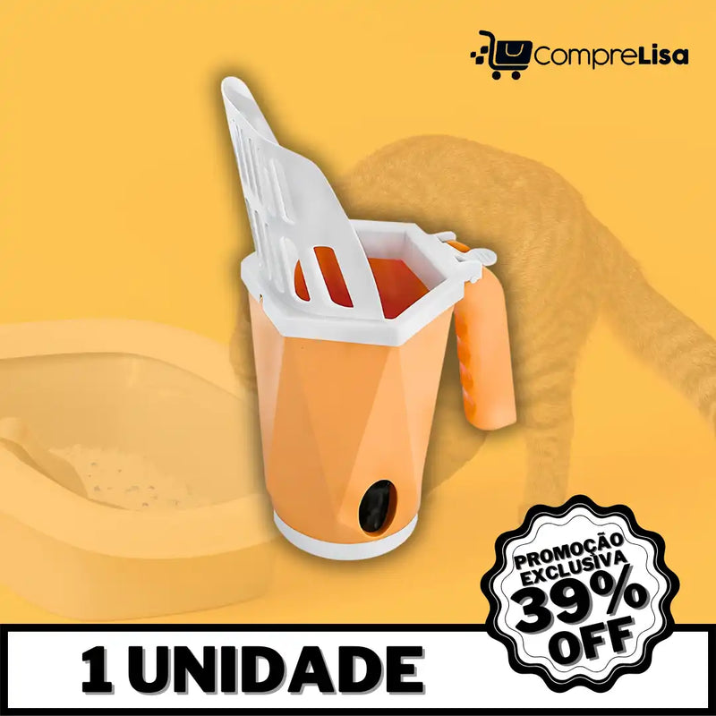 Pá Higiênica Pet Automática + BRINDE - Lisa®️