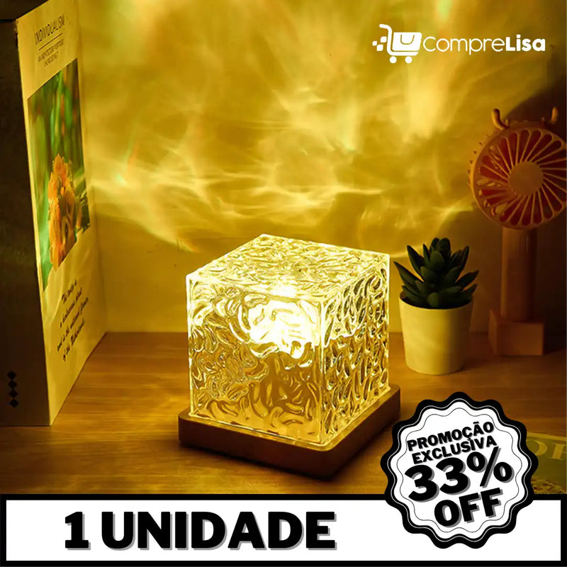 Cubo LED Noturno Aurora Glow - Lisa®️