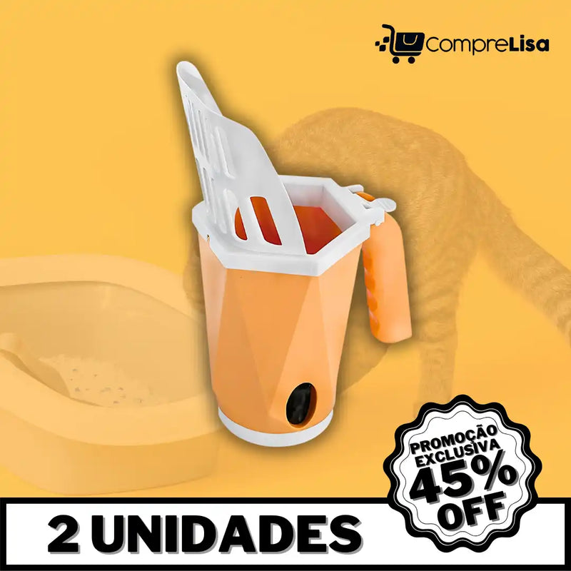 Pá Higiênica Pet Automática + BRINDE - Lisa®️