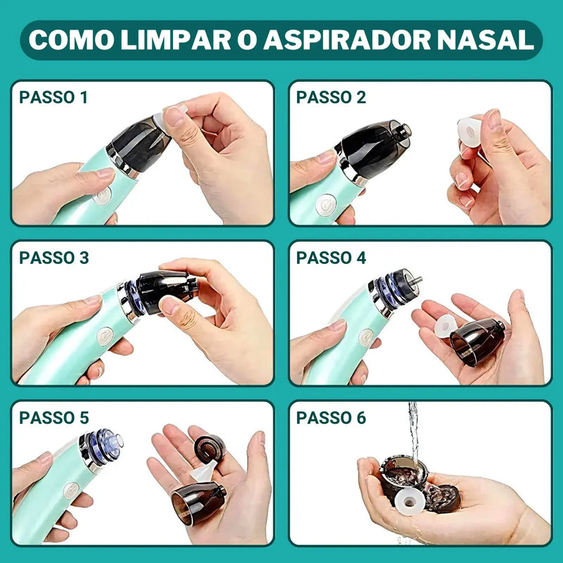 Aspirador Nasal Infantil Elétrico - Lisa®️