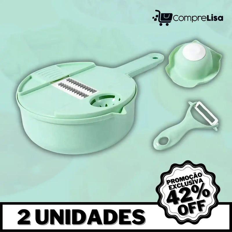 Cortador de Vegetais Multi-Funcional 12 em 1 - Lisa®️