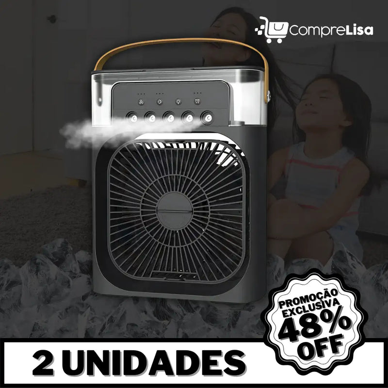 Mini Climatizador de Ar Refrescante 3 em 1 - Lisa®️