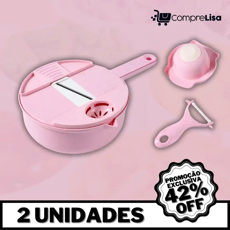 Cortador de Vegetais Multi-Funcional 12 em 1 - Lisa®️